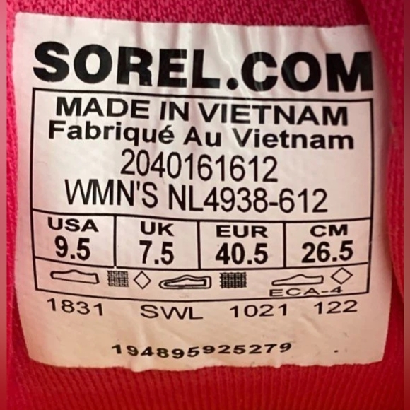 Sorel Eco Women's Kinetic Breakthru Day Lace Sneakers Size 9.5 MSRP $107.99 - Picture 10 of 11